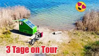 🦄 3 Tage on TOUR mit dem FAHRRADWOHNWAGEN. Premium sage ich euch PREMIUM!!!😍