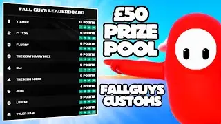 Fall Guys LeaderBoard Customs | $50 PRIZE POOL 💰| Fall Guys Live Customs 3/6