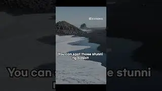 Reynisfjara, Iceland &mdash; a black sand beach!