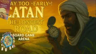 WAY too *Early*! CATAN the longest road | Board Game Arena