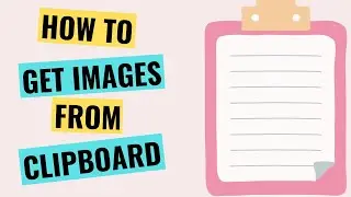 Get Image From Clipboard In Python.