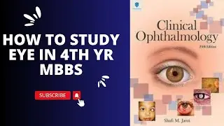 How to study opthalmology 4th year MBBS|Eye guidelines