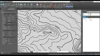 AutoCAD Raster Design 2018   Vectorising Contours