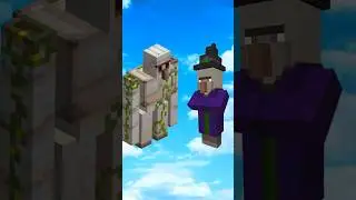 iron golem vs all mobs #shorts #minecraft