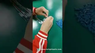 🎞 Housing Assembly for the LC Fiber Optic Pigtail 📣 Email: beta@holightoptic.com #fiber #pigtails