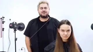 Beauty Hub. Сергей Зима. Необычная причёска на длинные волосы.
