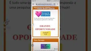 GANHE EM DOLLAR RESPONDENDO PESQUISAS E RECEBENDO EMAILS....