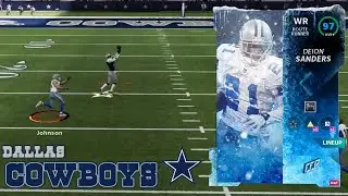 97 OOP DEION SANDERS IS UNSTOPPABLE! DALLAS COWBOYS THEME TEAM! MADDEN 21!