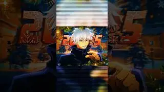 Gojo's Epic New Year's 2025 Celebration! #shorts #edit #trending