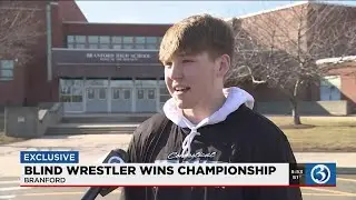 VIDEO: Blind wrestler wins state championship