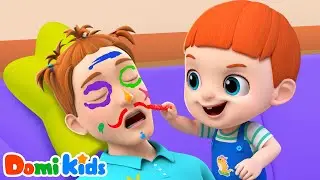Let's Make Daddy Pretty[NEW] | Fun Kids Songs & Nursery Rhymes | Domi Kids