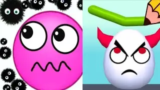 Hide ball brain teaser 🆚 VS Draw to smah gameplay 🎯 level