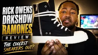 Rick Owens Black Ramones DRKSHDW