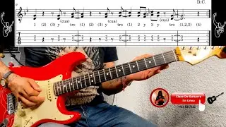 Gu&iacute;a para tocar riffs de guitarra el&eacute;ctrica usando acordes de quinta Mejora Tu T&eacute;cnica En Guitarr