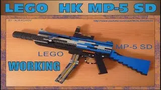 ЛЕГО ОРУЖИЕ №28 | ПИСТОЛЕТ-ПУЛЕМЕТ HK MP-5 SD | СТРЕЛЯЕТ | №41