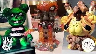 Toy Art Leeds Designer Toy Convention  - Zukaty, George Gaspar, Nema Toys, Grum Reapur, Toy Bunker