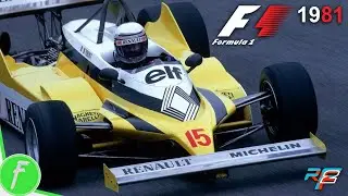 F1 1981 Renault Canada RFactor 2 Геймплей HD (ПК) | БЕЗ КОММЕНТАРИЕВ