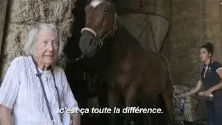 Fran&ccedil;oise Lory-Blanquart, 98 ans et toujours cavali&egrave;re | AFP Interview
