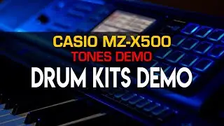 Casio MZ-X500 Drum Kits Demo
