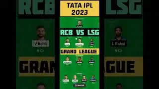 Royal Challengers Bangalore Vs Lucknow Super Gaints Dream 11 prediction,lsg Vs rcb dream 11,