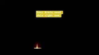 Stop scrolling and stare at the light... 🕯️⛈️ #mindfulness #calm #shorts #rainsounds