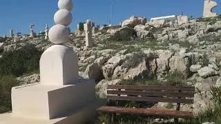 Парк скульптур и кактусов в Айя Напе, Кипр 2020. Sculpture and cactus park  Ayia napa, Cyprus 2020