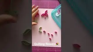 Full video @syquilling #quillingart #flowerart #quillingflowers #quillingtutorial #quillingcrafts