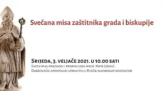 Svečana misa i procesija na Svetoga Vlaha zaštitnika grada i biskupije