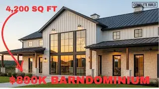 We Toured a $900K Barndominium and Found the PERFECT Blueprint (Complete Cost Breakdown + Floor Plan