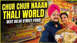 Best Chur Chur Naan Thali at Subash Nagar Delhi | Customer's genuine review you will be shocked 