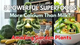 5 Powerful Superfoods with More Calcium Than Milk &ndash; Plant Once Harvest Fast & Naturally at Home
