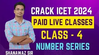 Class - 4 (Number Series) - Analytical Ability Live Class | AP ICET 2024 | TS ICET 2024 | SSC Telugu