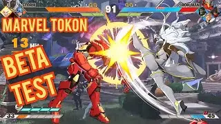 Marvel tokon : fighting souls beta test Storm vs Iron man