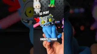 3D Printed Derpy Tiger from Kpop Demon Hunters #kpopdemonhunters #3dprinting