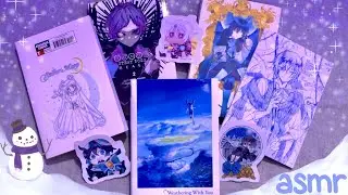ASMR Winter Manga & Anime Recommendations (whispered/page flipping/tapping/tracing)