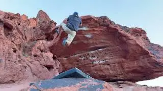 Right Overhang - Calico Basin, Red Rock NV