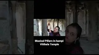 |Musical pillars in hampi|#shorts #trending