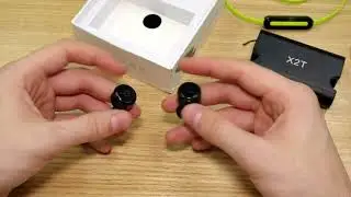 Bluetooth наушники c кейсом TRUE WIRELESS X2T Black (RL004)