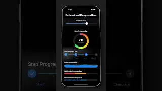 🚀 SwiftUI Progress Bars Collection Modern & Animated UI Components