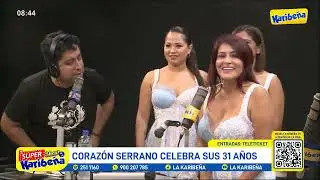 Corazon Serrano en radio La Karibeña febrero 2024