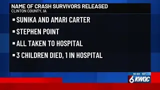 Clinton County crash survivors named