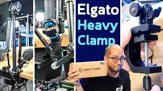 แนะนำ Elgato Heavy Clamp อุปกรณ์เสริมหนีบโต๊ะ หนีบเสา Ball head แข็งแรง ติดกล้อง ติดไฟ ติดไมค์