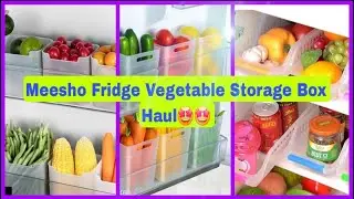 Fridge Multipurpose Storage Boxes Unboxing And Review😍#fridge #vegitablebox #fridgehaul #trending