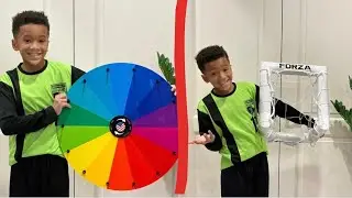 SOCCER SHOTS with a  TINY GOAL￼￼
