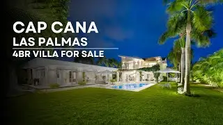 Modern viila 4 bedrooms for sale in Las Palmas, Cap Cana, Dominican Republic