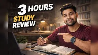 3 Hours Study Challenge – Honest Review | 3 Ghante Non-Stop Padhai 📚 ⏱️📵