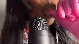 Visual spit painting asmr 