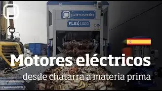 Ciclo de recuperaci&oacute;n de metales - chatarra de motores el&eacute;ctricos - plantas Panizzolo