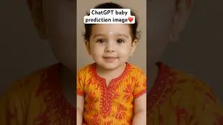 AI created our future baby picture😍❤️ #ai #chatgpt #baby #prediction #trending #viralvideo #future