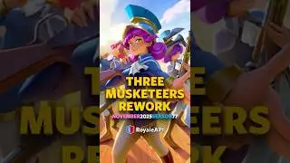 Three Musketeers 3M Rework - November 2025 - #clashroyale #royaleapi